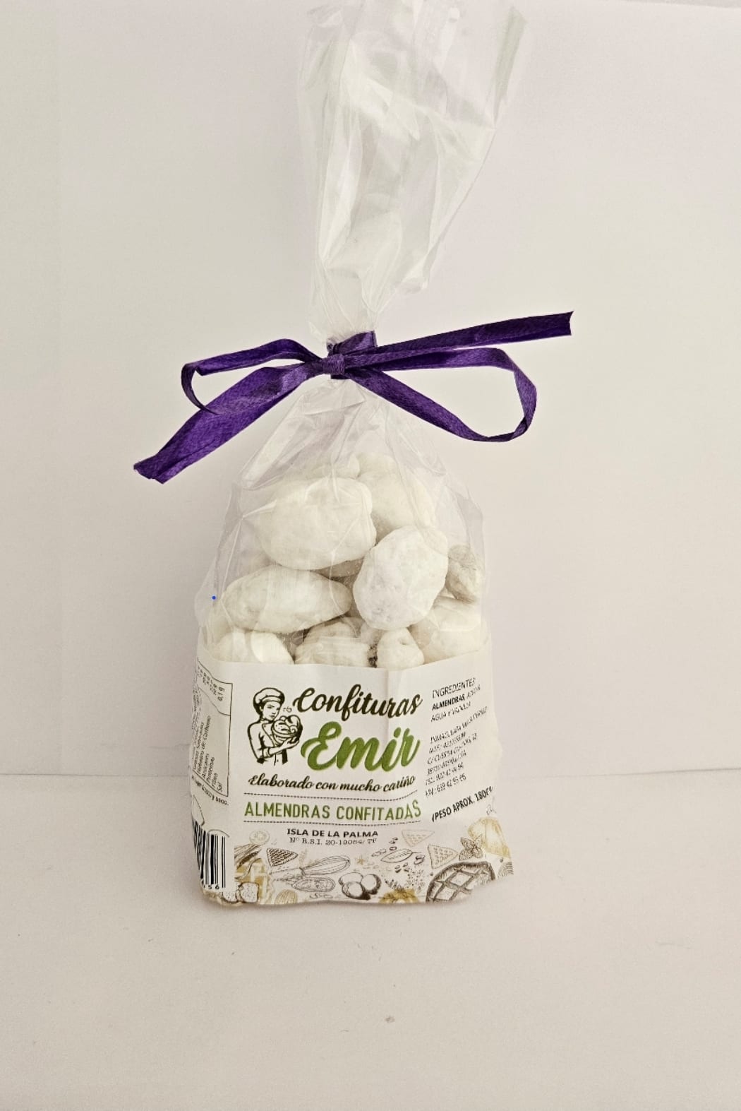 Almendras confitadas